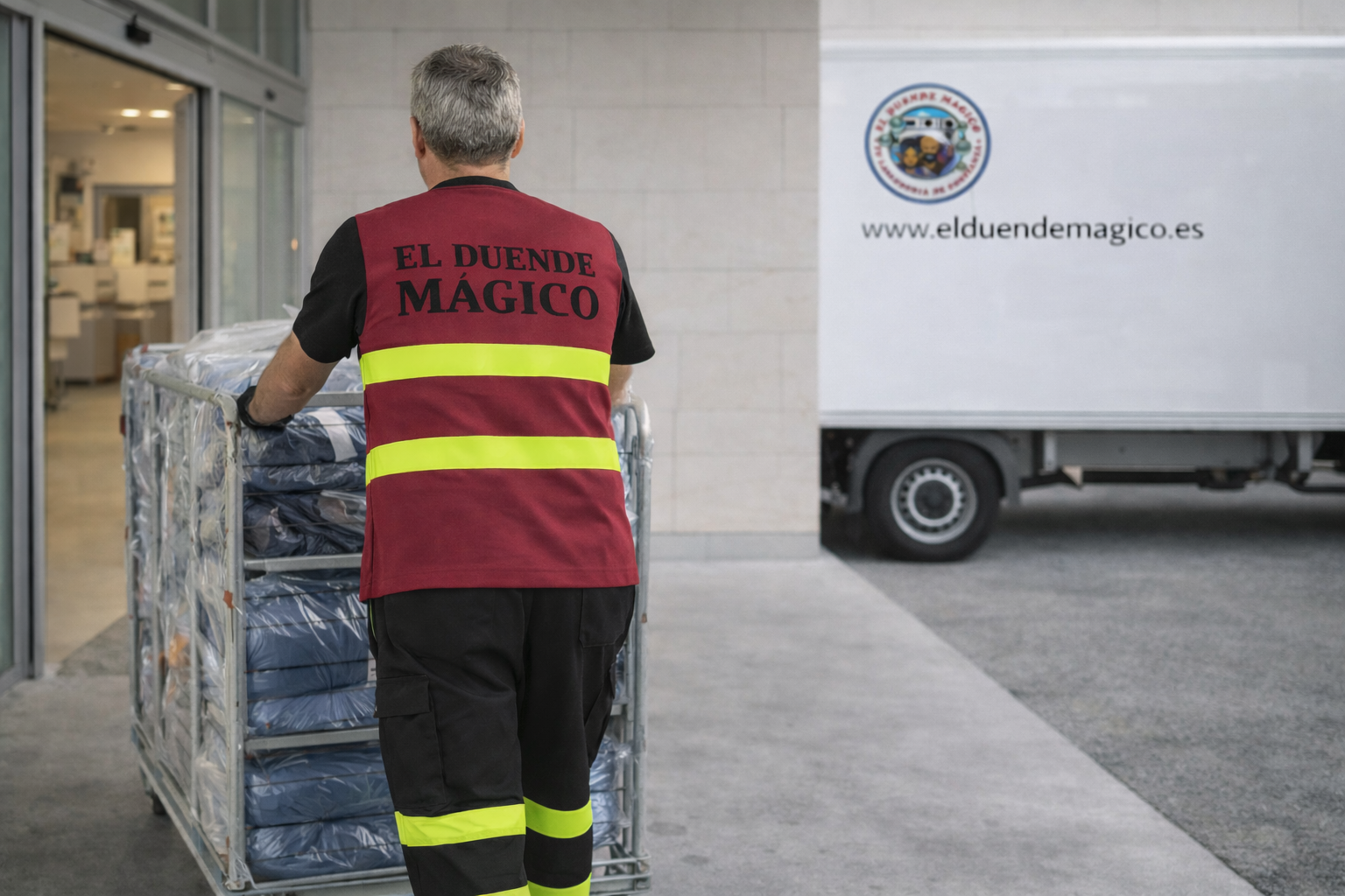 Recogida y entrega de ropa laboral para empresas