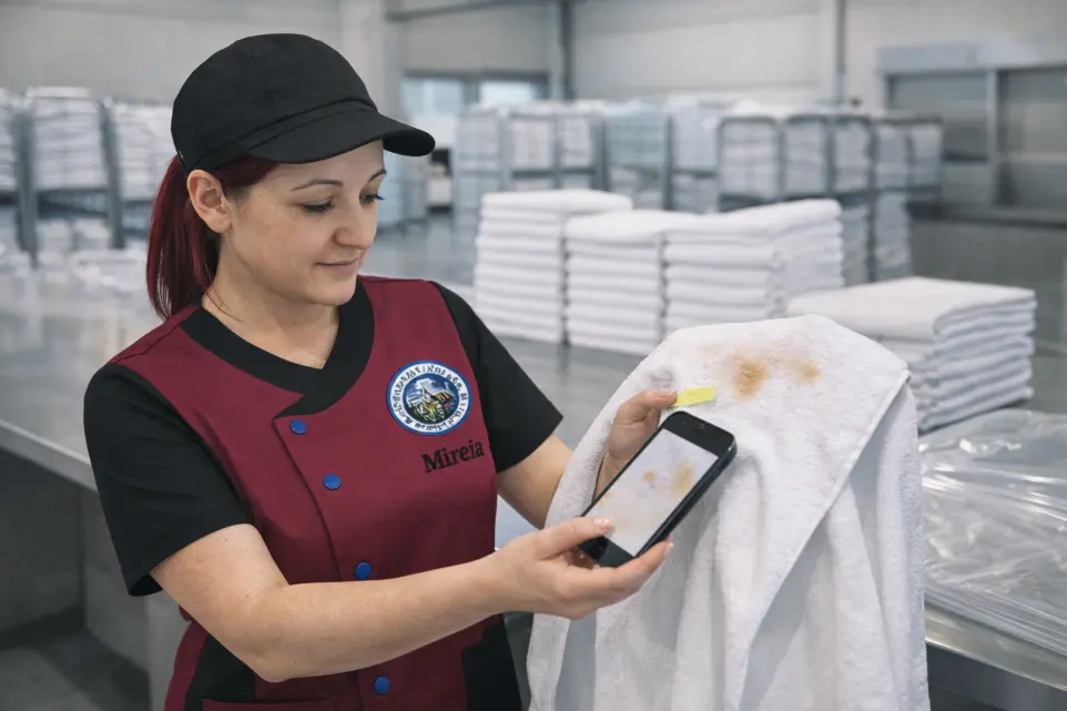 Logística y control de textiles en lavandería industrial