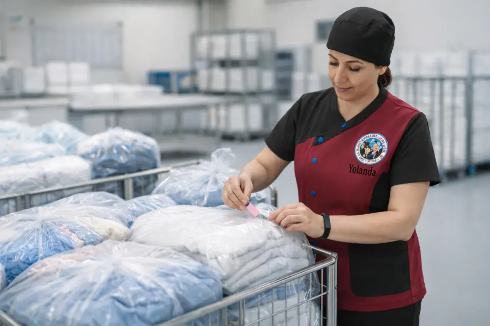 Clasificación y preparación de ropa de usuario para lavado