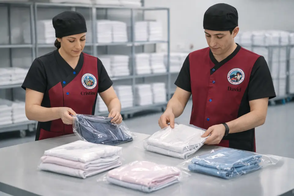 Clasificación y preparación de ropa de usuario para lavado