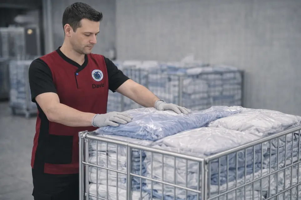 Control de recogida y entrega del servicio de lavandería